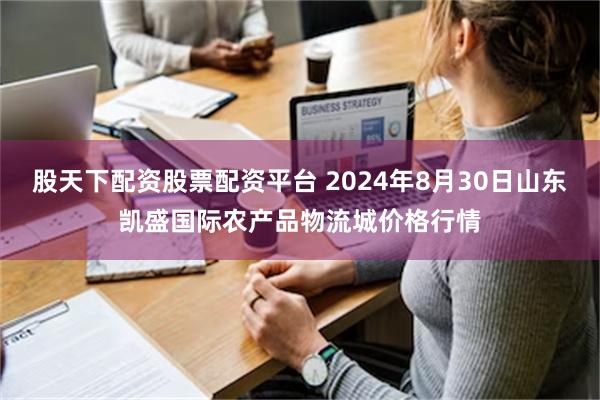 股天下配资股票配资平台 2024年8月30日山东凯盛国际农产品物流城价格行情