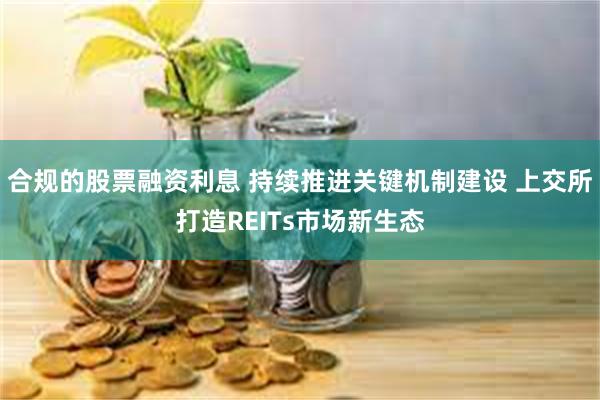 合规的股票融资利息 持续推进关键机制建设 上交所打造REITs市场新生态