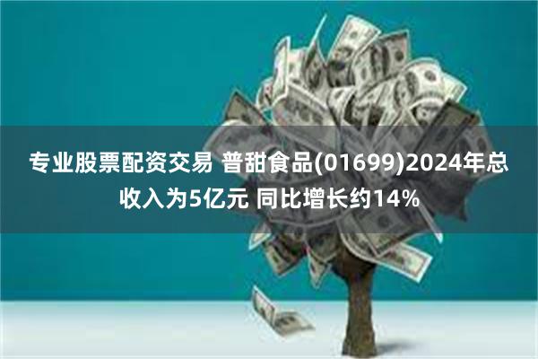 专业股票配资交易 普甜食品(01699)2024年总收入为5亿元 同比增长约14%